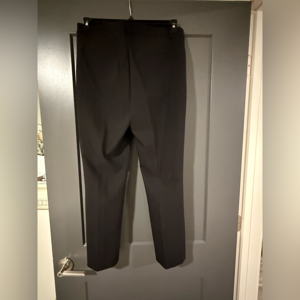 Rachel Zoe Black Straight-Leg Pants